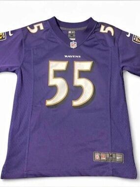 Official Nike Ravens jersey #55 Purple & Black Youth Medium